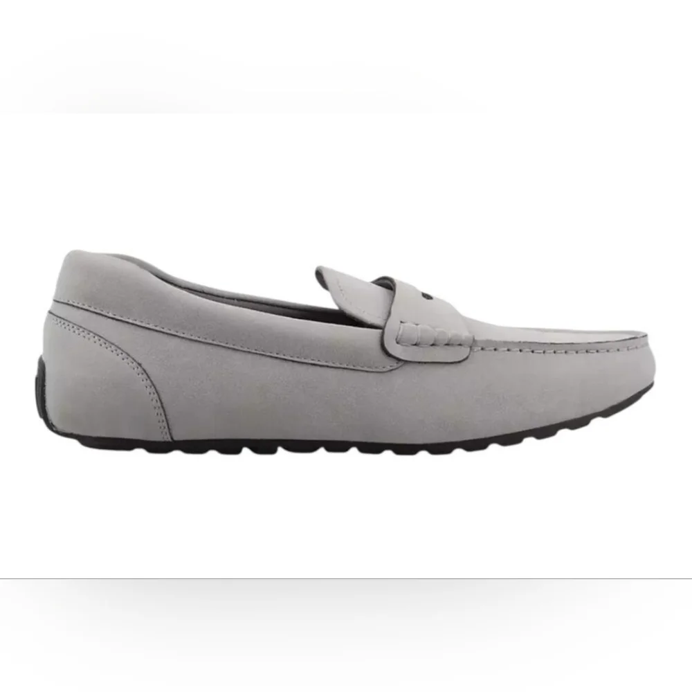 Alfani Light Gray Slip-On Loafers